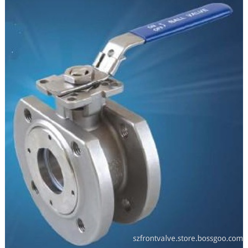 Stainless Steel Wafer Ball Valve-1PC Body